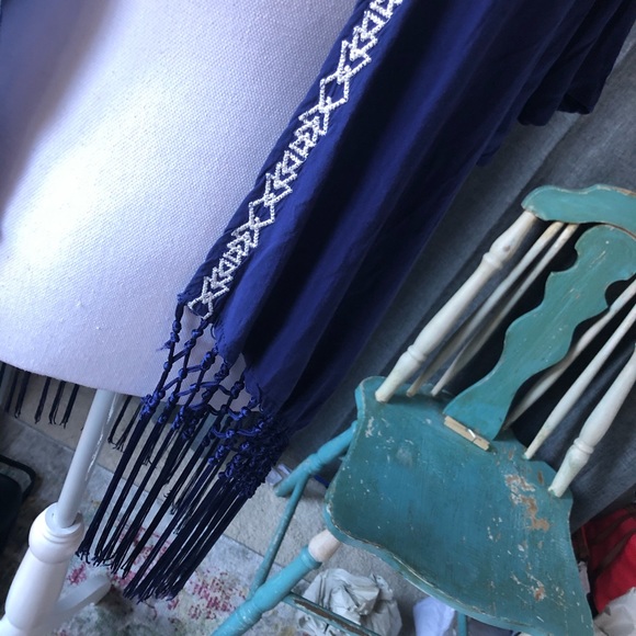 Love Tree Fringed Boho style  Kimono - Picture 4 of 5